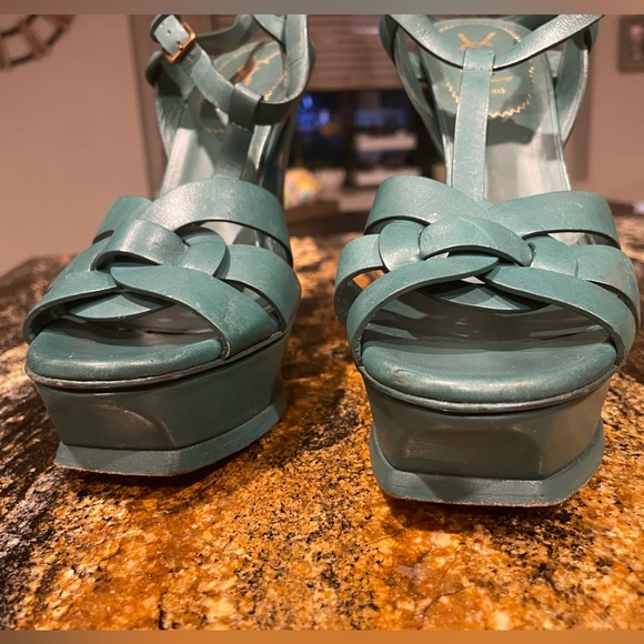 YSL Tribute Platform Heels - Picture 3 of 9